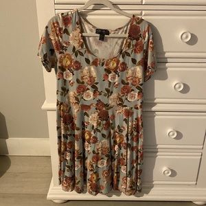Forever 21 plus size flower dress